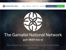 Tablet Screenshot of gamaliel.org